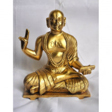 कांस्यलोहः गुरु मध्वाचार्यविग्रहः [Bronze Guru Madhwacharya Statue]